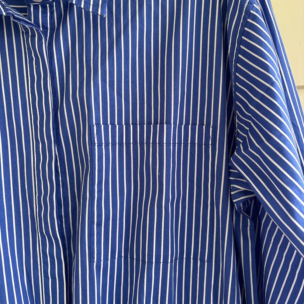 pistola Amelie Ultramarine Striped Shorts Romper One piece. Size Small NWT - Picture 7 of 13